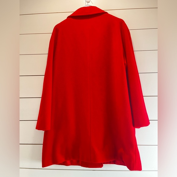 Vintage Herman Kay Red Wool Coat - Picture 2 of 7